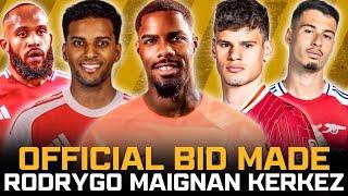BID MADE! Maignan to Chelsea 15m BIDRodrygo to Arsenal Mbeumo DEAL ISSUE & Kerkez to Liverpool ⌛