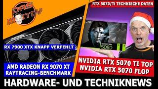 Nvidia RTX 5070/Ti Specs - RTX 5070 Ti Top - RTX 5070 Flop | AMD RX 9070 XT Specification Benchmark