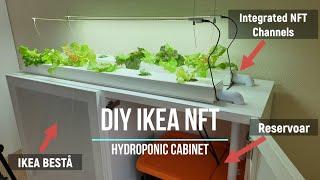 DIY IKEA BESTÅ Hydroponic NFT Cabinet  | Ultimate Indoor Gardening System Build!
