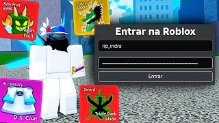 ENTREI NA CONTA DO ADM PARA COMPARAR AS CONTAS NO BLOX FRUITS