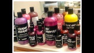 MY GIANT LUSH COLLECTION: SHOWER GELS