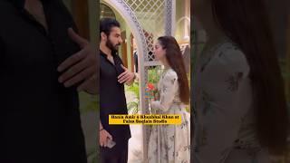 Hania Amir & Khushhal Khan at Faiza Saqlain Studio #haniamir #khushhal