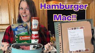 Recipe Scrapbooking: Grandpa’s Hamburger Mac - Cooking w/ Marie