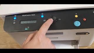 Xerox WorkCentre 3025 Earth Smart - print half a page - Solved