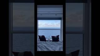 Waking Up on a Cruise Ship with a Touch of a Button. #cruise #cruiseship #celebritycruises #travel