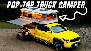 7 Newest Pickup Truck Campers with Pop-Top Roofs (Interior & Exterior Review)