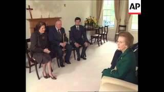 UK: AUGUSTO PINOCHET MEETS LADY THATCHER (V)