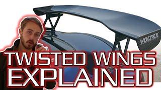 Why are Car Wings Twisted?