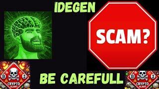 IDEGEN IDGN PRESALE COIN CRYPTO SCAM UPDATE NEWS LEGIT CLAIMING LAUNCH WALL PEPETO