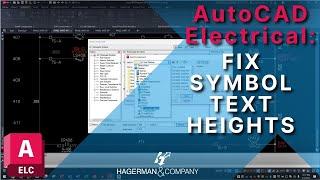 AutoCAD Electrical: Fix Symbol Text Heights in 5 Minutes