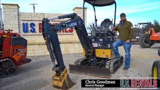 U.S. Rentals: 17G Mini John Deere Excavator Tutorial