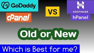 Difference between cPanel and hPanel. GoDaddy cPanel vs Hostinger hPanel. #cpanel #hpanel