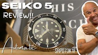 SEIKO 5 AUTOMATIC WATCH REVIEW| REF: SRPD73K1F | Suits Edition | 5KX | A No Time To Die Alternative