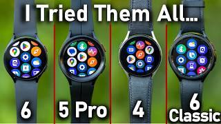 I Tried Every Samsung Galaxy Watch: (Galaxy Watch6 vs Watch5 Pro vs 4 vs 6 Classic)