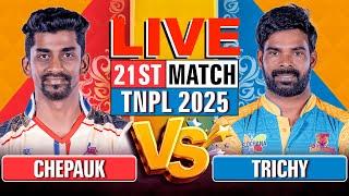 Chepauk Super Gillies vs Trichy Grand Cholas | TNPL 2025 | Live Cricket Score & Commentary