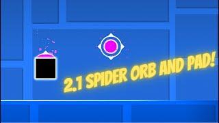 How to make a Spider orb in Geometry Dash 2.1!