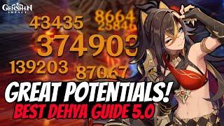 NEW Updated Dehya Guide 5.0 | Best Builds, Weapons, Artifacts, Teams | Genshin Impact