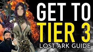 HOW TO GEAR/PROGRESS TO TIER 3 | LOST ARK GAME GUIDE - WHAT IS TIER 1, 2, 3  DAILY/WEEKLY/VENDORS