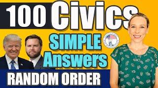 2025 U.S. Citizenship Official USCIS 100 Civics Questions 2008 version v5R1 #citizenshipwithjackie