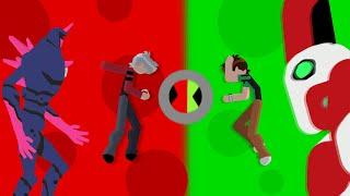 Ben10 ov vs Albedo ov [Stick Nodes Pro]|Collab with Vladbro