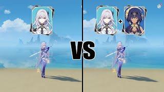 Candace is Good for Skirk?? - Skirk With and Without Candace // Genshin impact