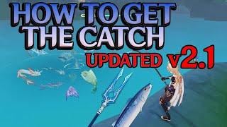 (UPDATED) How to Unlock Fishing & The Catch Polearm - Genshin Impact 2.1