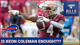 Is drafting Keon Coleman enough for Josh Allen and the Buffalo Bills passing game in 2024?