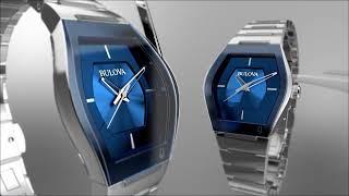 Bulova Watches for Women | Modern Series - Gemini | Stainless Steel Bracelet with Blue Dial