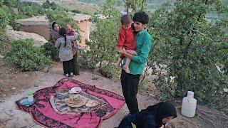 "Covering the roof of Marghdani by Suzan and Reza and Reza's heartfelt love for Zainab"️🫶