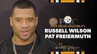 Russell Wilson, Pat Freiermuth Media Availability (Jan. 13) | Pittsburgh Steelers