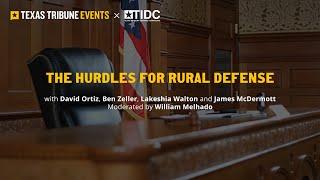 The Hurdles For Rural Defense