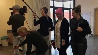 Filmteam in der Sebastianschule für Luke Mockridge