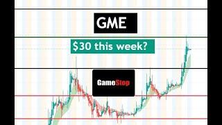 #GME  strong BREAK! $30 possible this week! keep an eye $GME