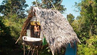 Girl Build The Most Beautiful Bathing Pool On Modern Tree House