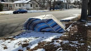 Home Depot Spilled our Drywall in the Snow at the Wrong House