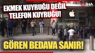 IPhone 16 Alabilmek İçin Metrelerce Kuyruk Oluşturdular