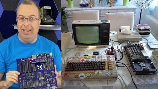 C64 Usergroup from 1985 on BBS. The 8-Bit Guy with Commander X16 meets a 40 year old BBS dinosaur