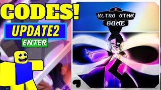 ️New️ ALL WORKING UPDATE CODES For Ultra Utmm Game - Roblox Ultra Utmm Game Codes 2024