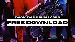 ROYALTY FREE ALL TIME HIP HOP/BOOM BAP DRUM LOOPS