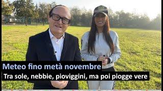 Meteo fino 15 novembre. Una fase puramente autunnale