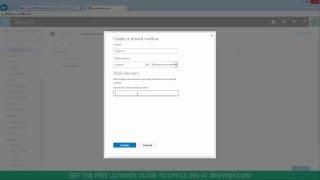 How to create a shared mailbox in Office 365