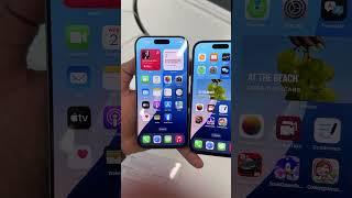 iPhone 16 Pro vs iPhone 16 screen bezels #iphone #ios