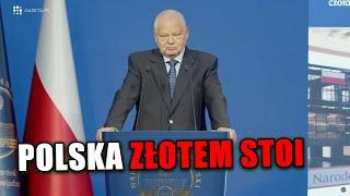 Glapiński o polskim cudzie gospodarczym: góra złota i skok PKB