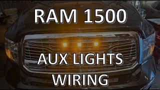 RAM 1500 AUXILIARY LIGHTS WIRING AND FUSE SELECTION