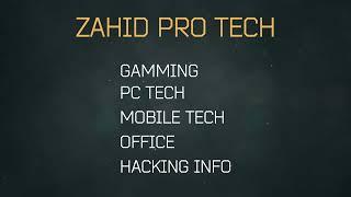 Gamming intro Tampletes for YouTube|with Zahid Pro Tech