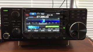 ICOM IC-7300 tuning around