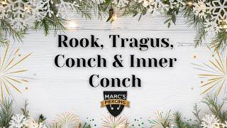HAPPY NEW YEAR  4 Piercings an einem Ohr? ROOK, TRAGUS, CONCH & INNER CONCH - Marc’sPiercingTV