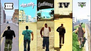 SBS Comparison of GTA games! (GTA 3 vs VC vs SA vs IV vs V)