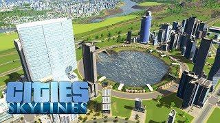 Cities Skylines - Башня транспорта, завод полупроводников, башня "Высокая стоимость"! #38