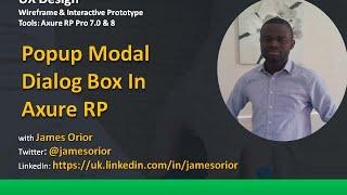 Popup Modal Dialog Box In Axure RP